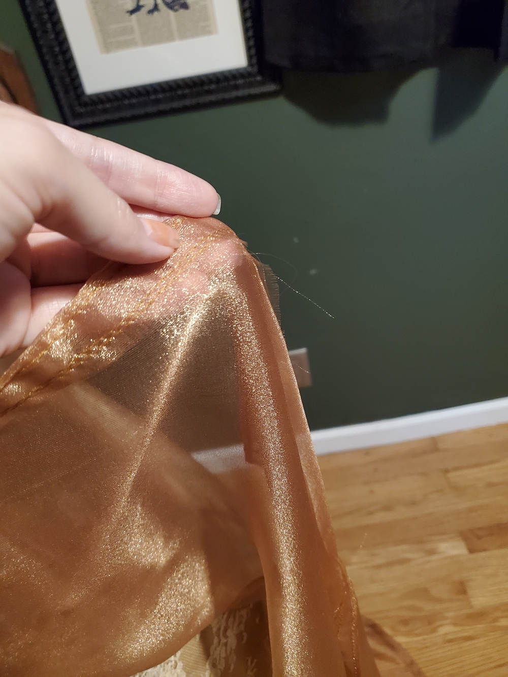 Bridgerton Regency Empire Waist Handmade Ball Gown - Picture 8 of 8